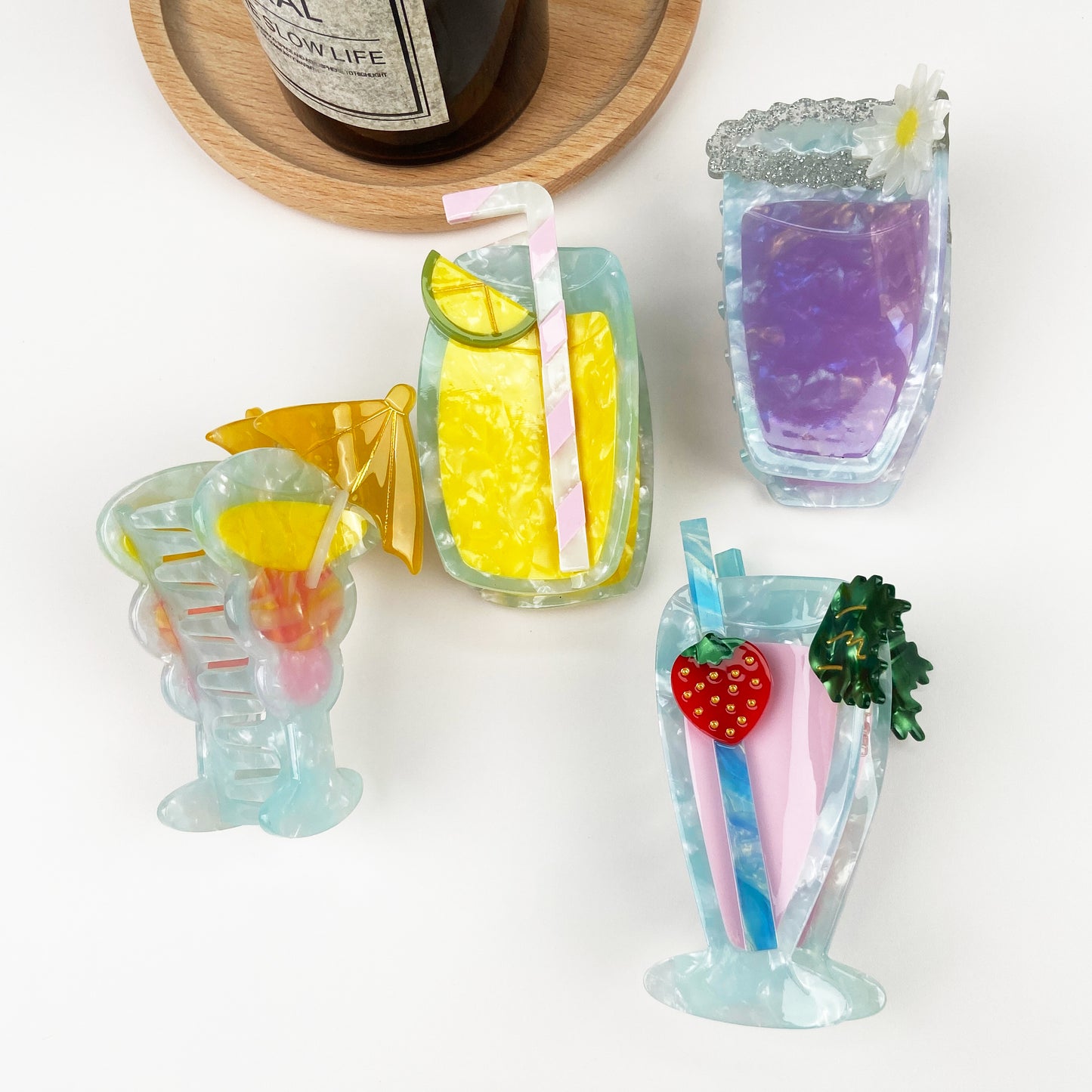 Margarita Cocktail Hair claw clip