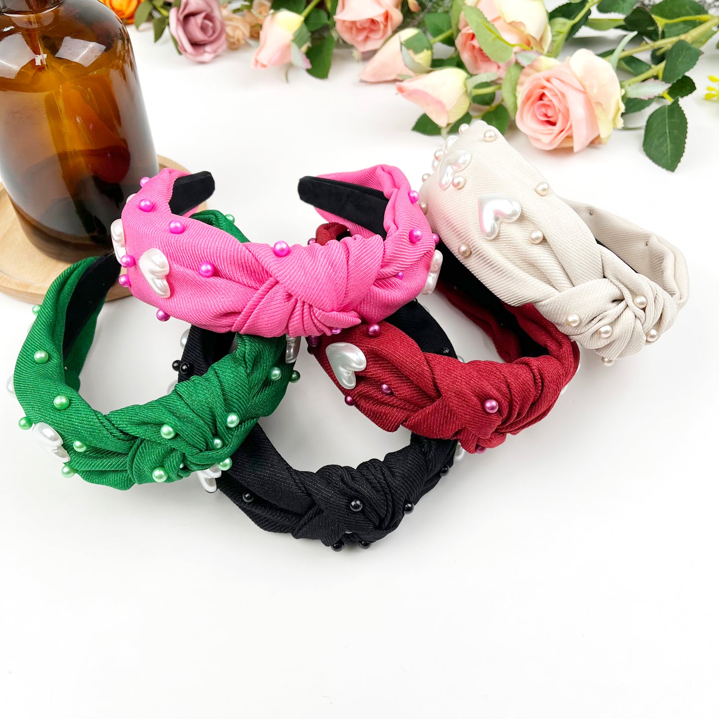 Valentine's Day Headband Women's Love Pearl Headband