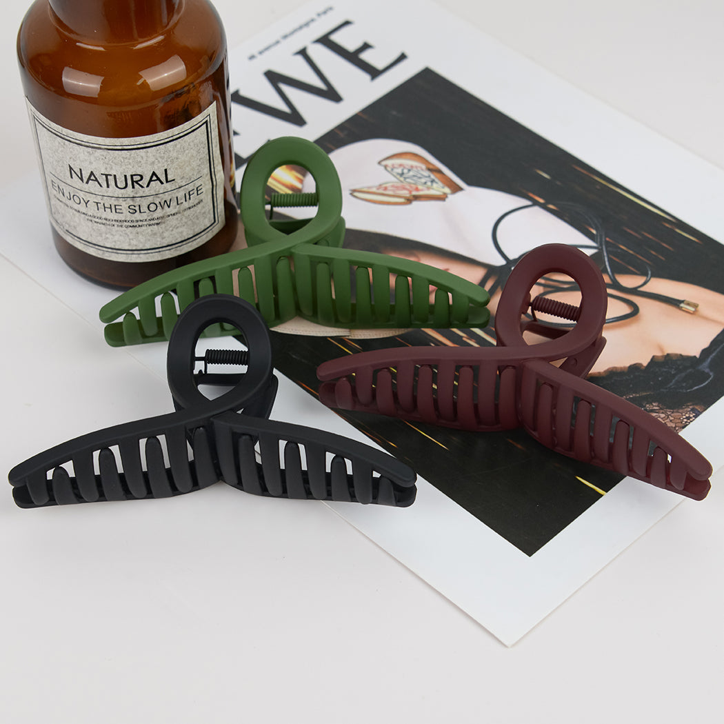 Matte Simple Large Hair Claw Clip