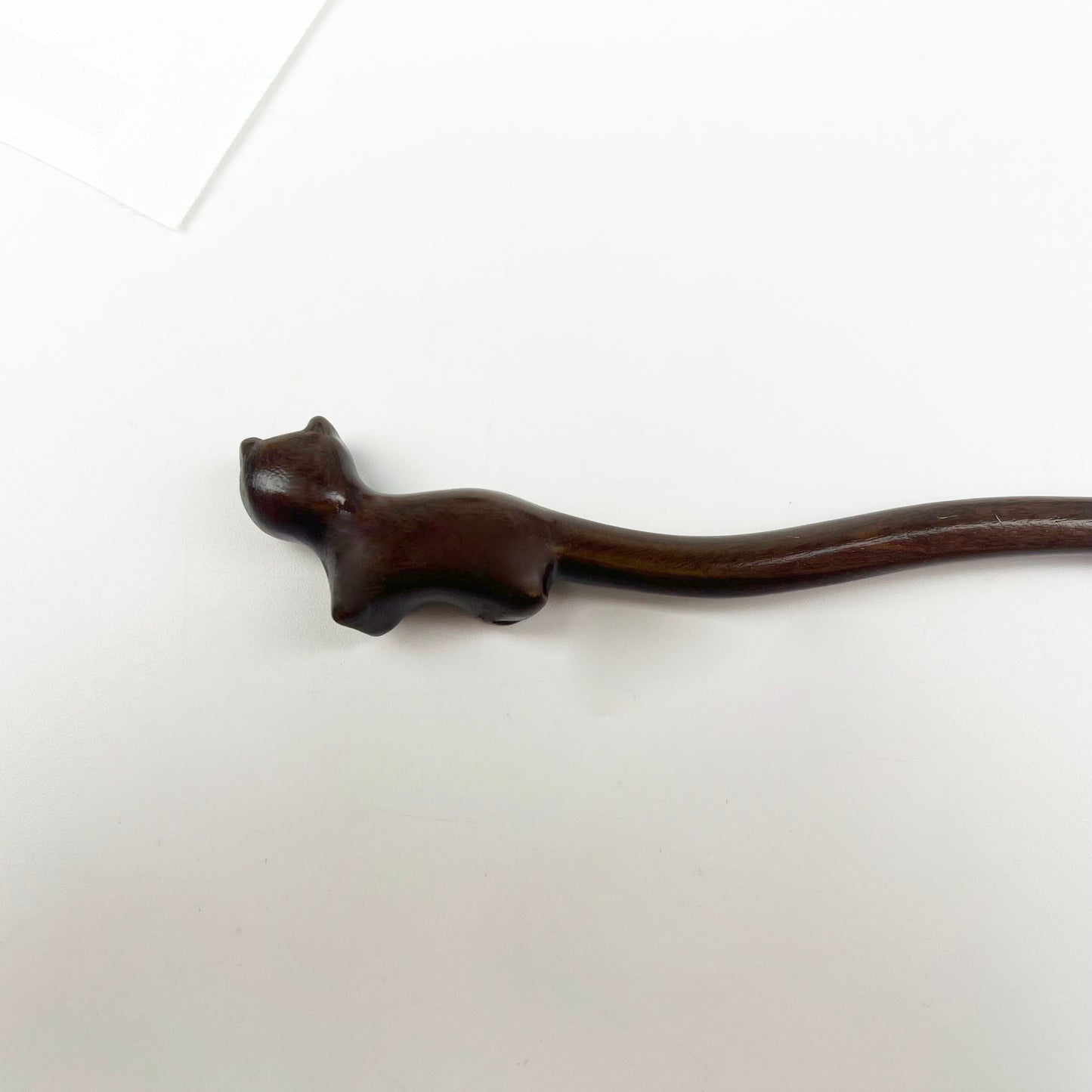 Sandalwood cute cute kitten hairpin