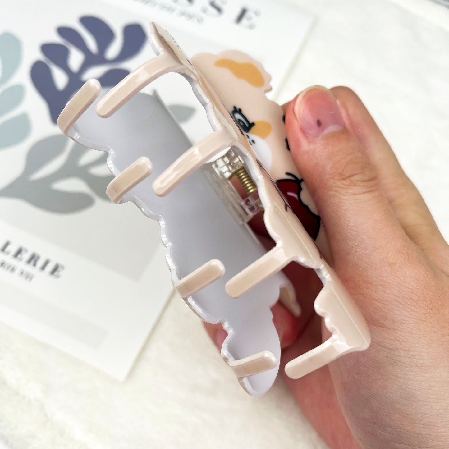 Cherry Rabbit Acetate Hair Claw Clip