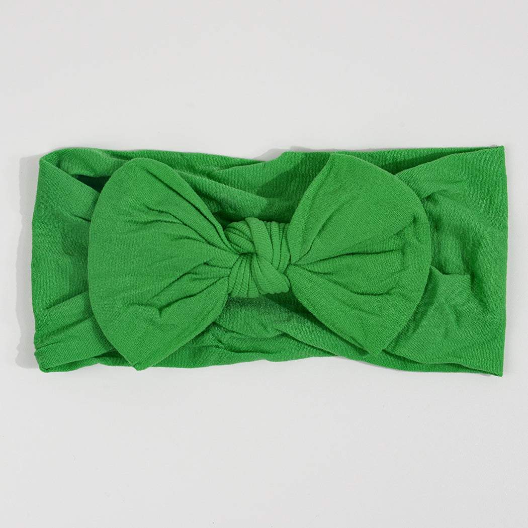 Tie-on headwrap, Bow Headband, Baby Shower