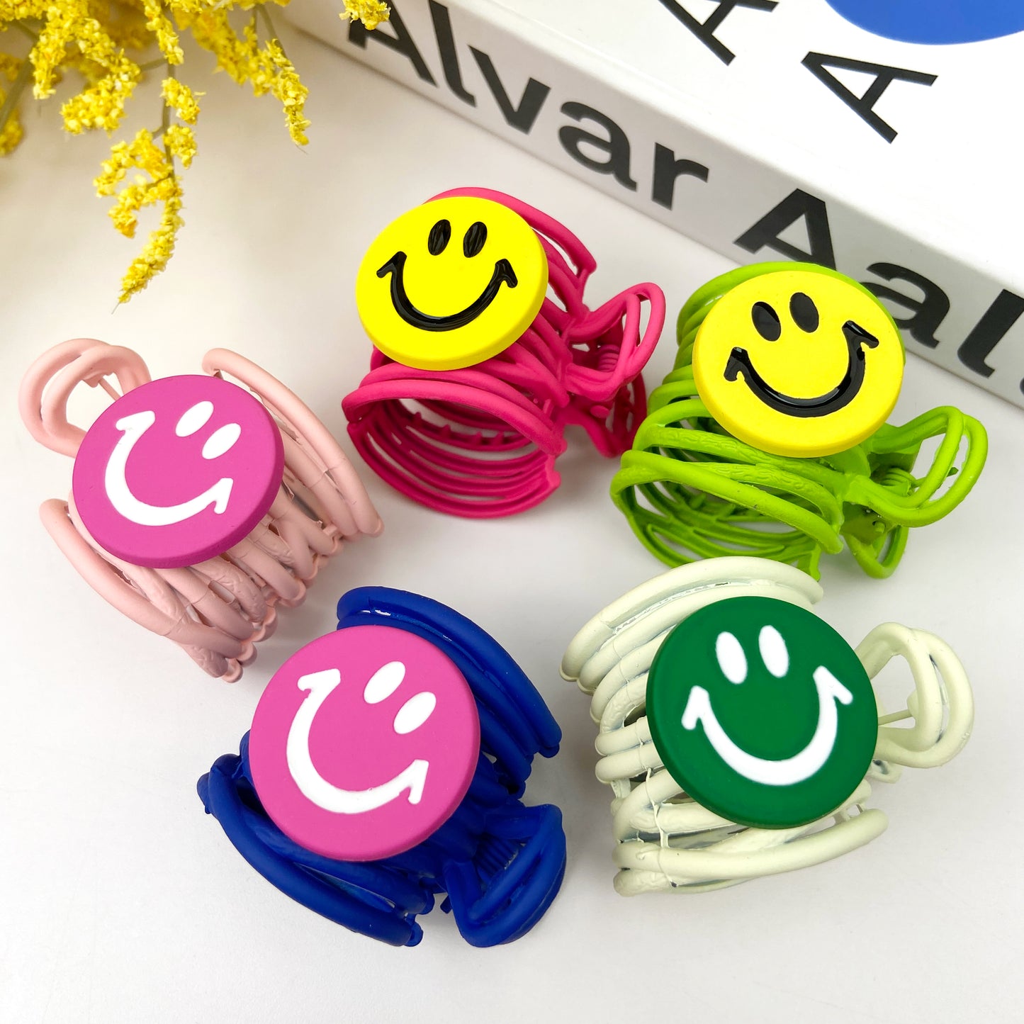 Cute Smiley Colorful Small Clips