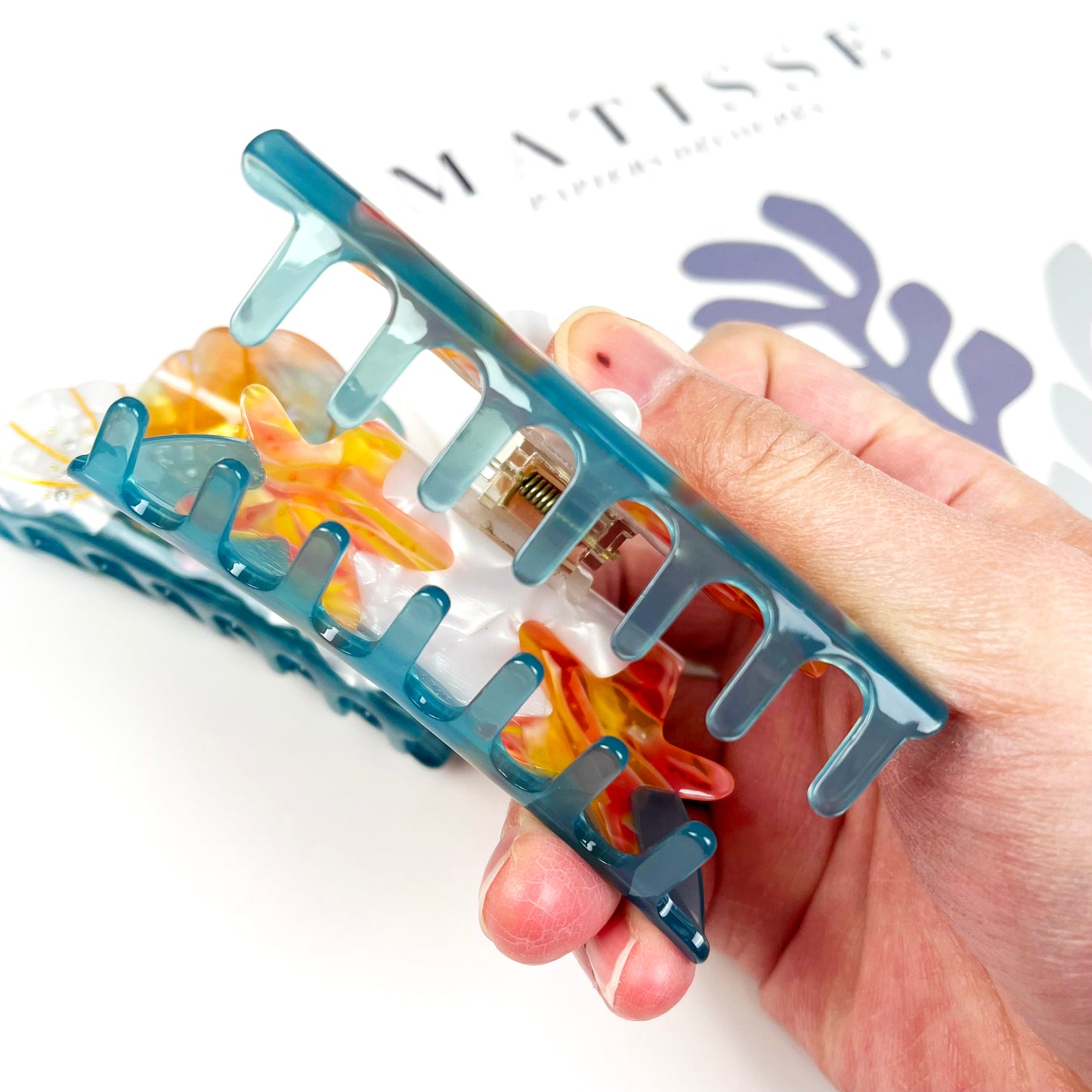 Acetate Pearl Shell Hair Clip Marine Life Series Claw Clips