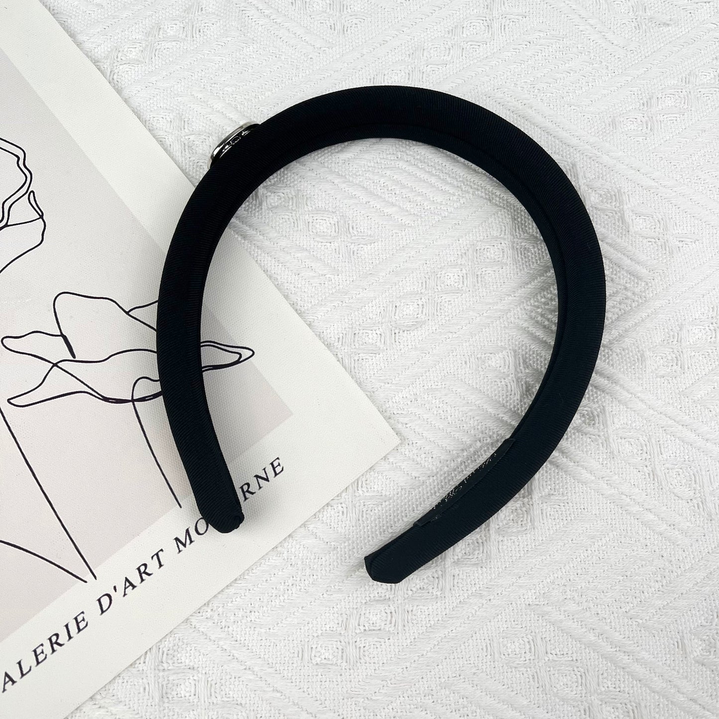 Solid color pig nose headband