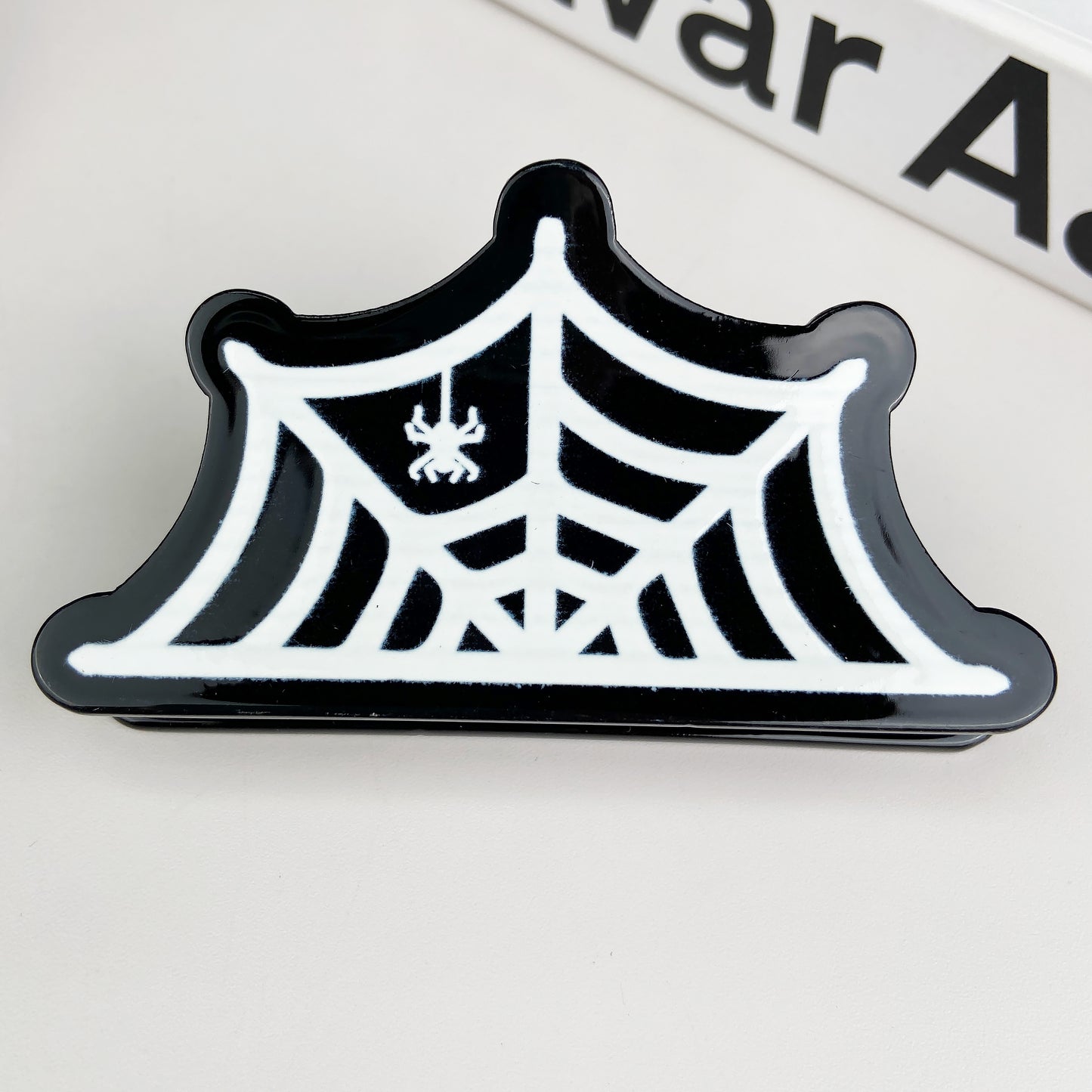 Halloween series ghost skull spider web hair clip