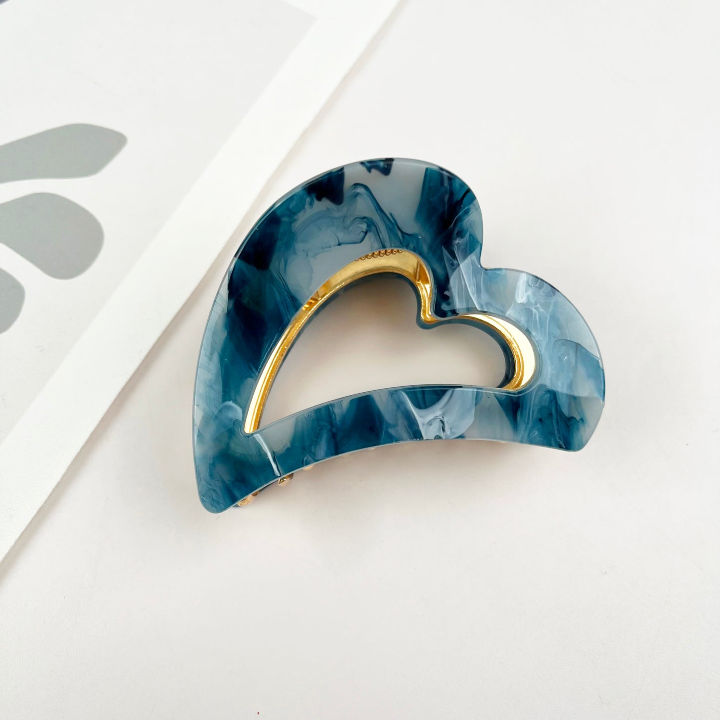 Acetate Love Hair Clip Metal Claw Clip Valentine's Day