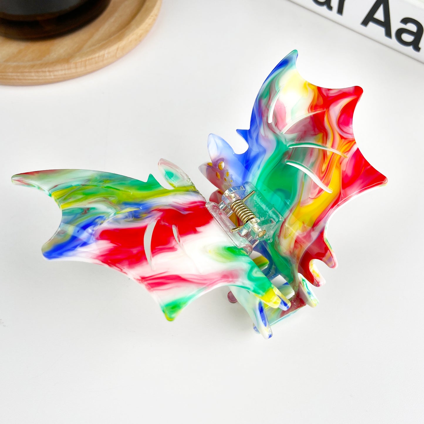 Colorful Bat Hair Clips Halloween