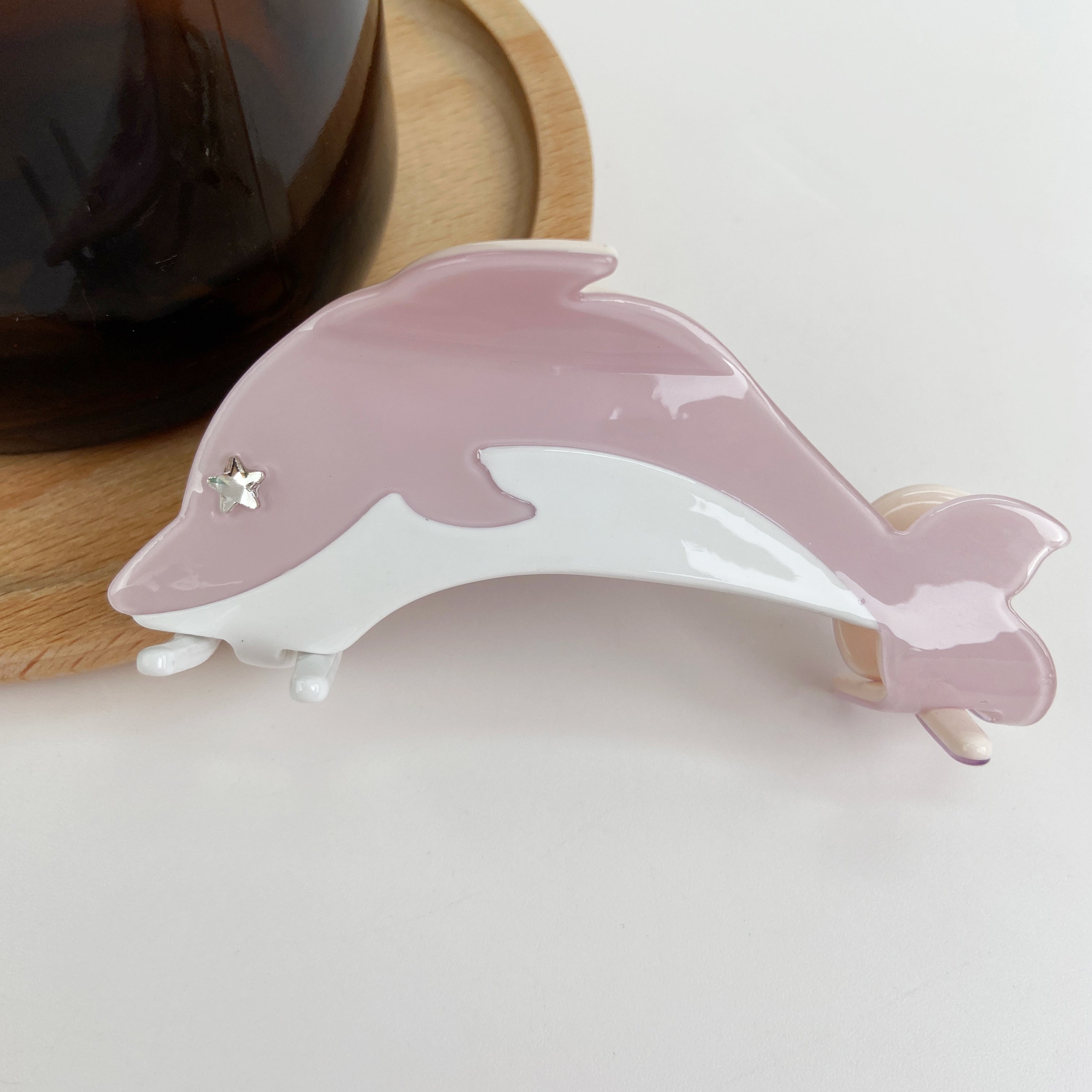 Acetate Dolphin Hair Clip