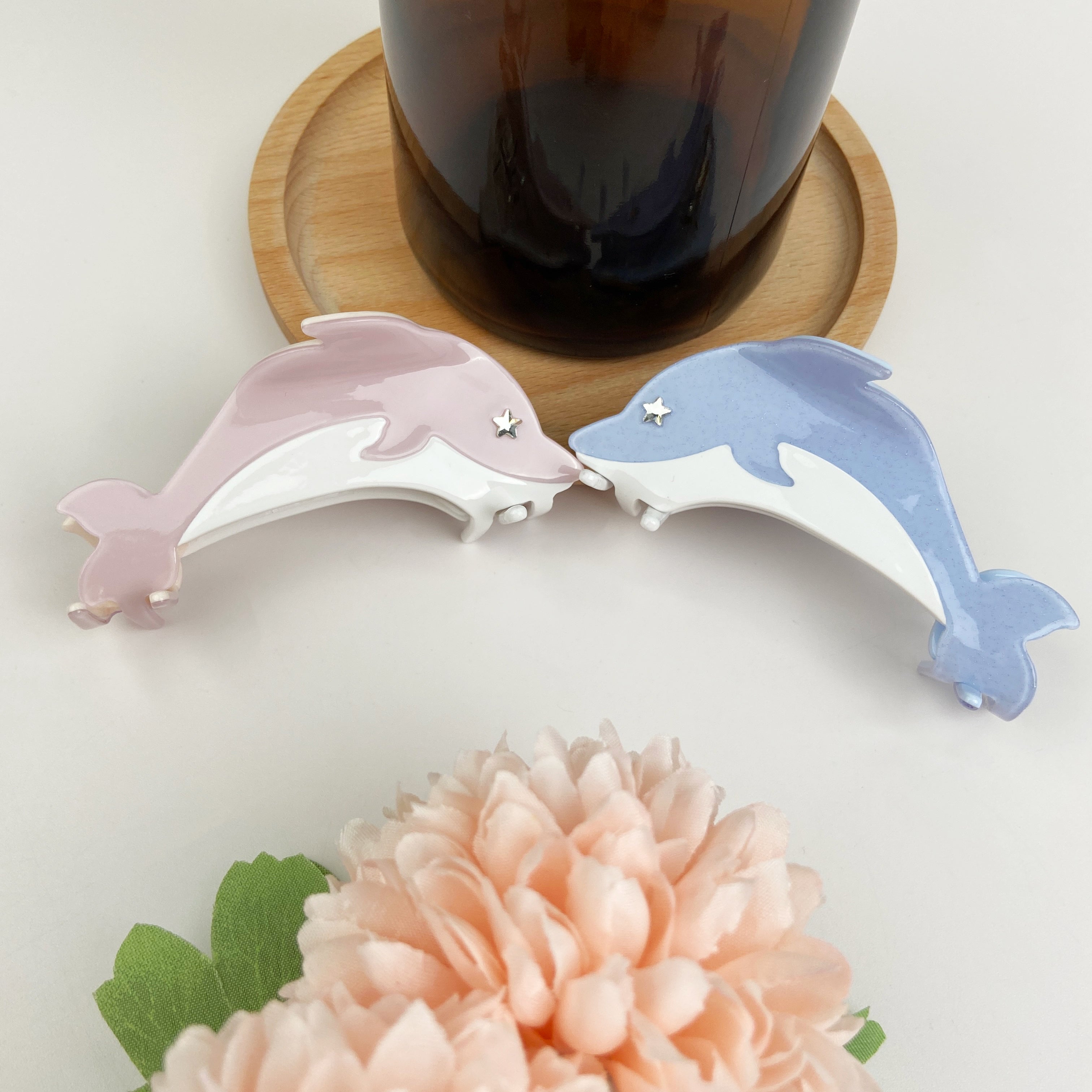 Acetate Dolphin Hair Clip