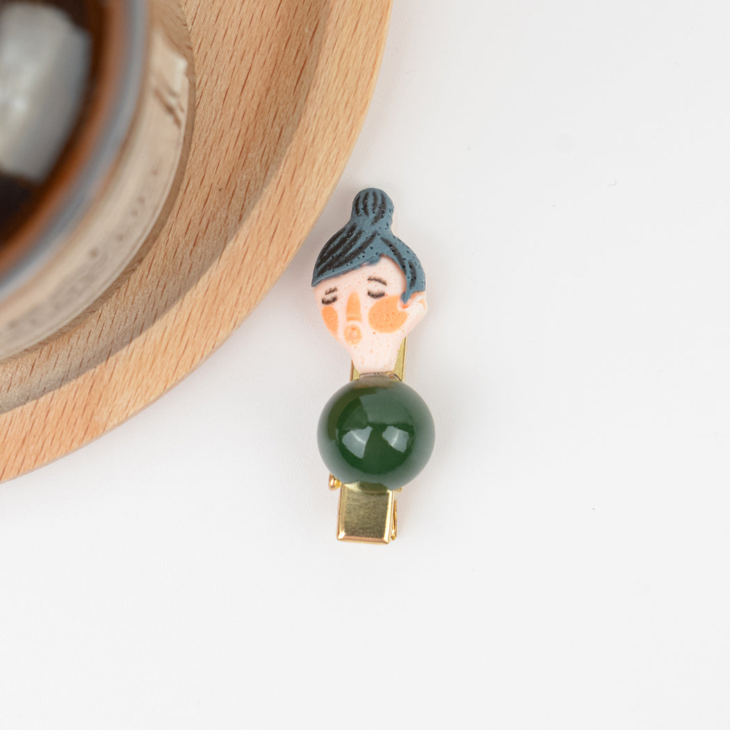 Cute Funny Little Man Barrettes