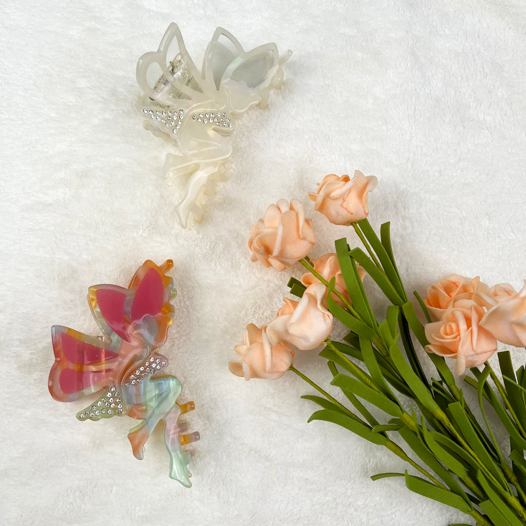 Lovely flower fairy hair claw clip