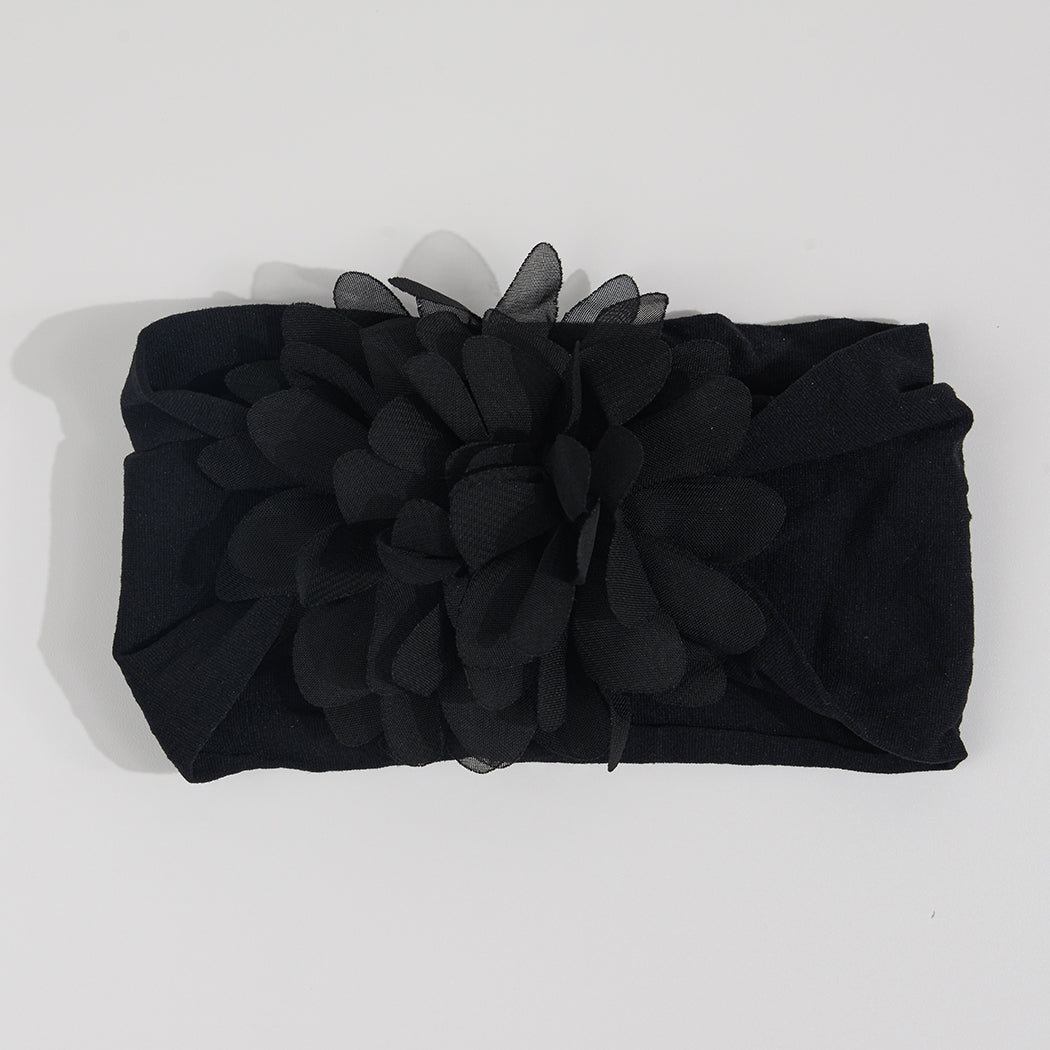Flower Baby Headwrap Nylon Bow