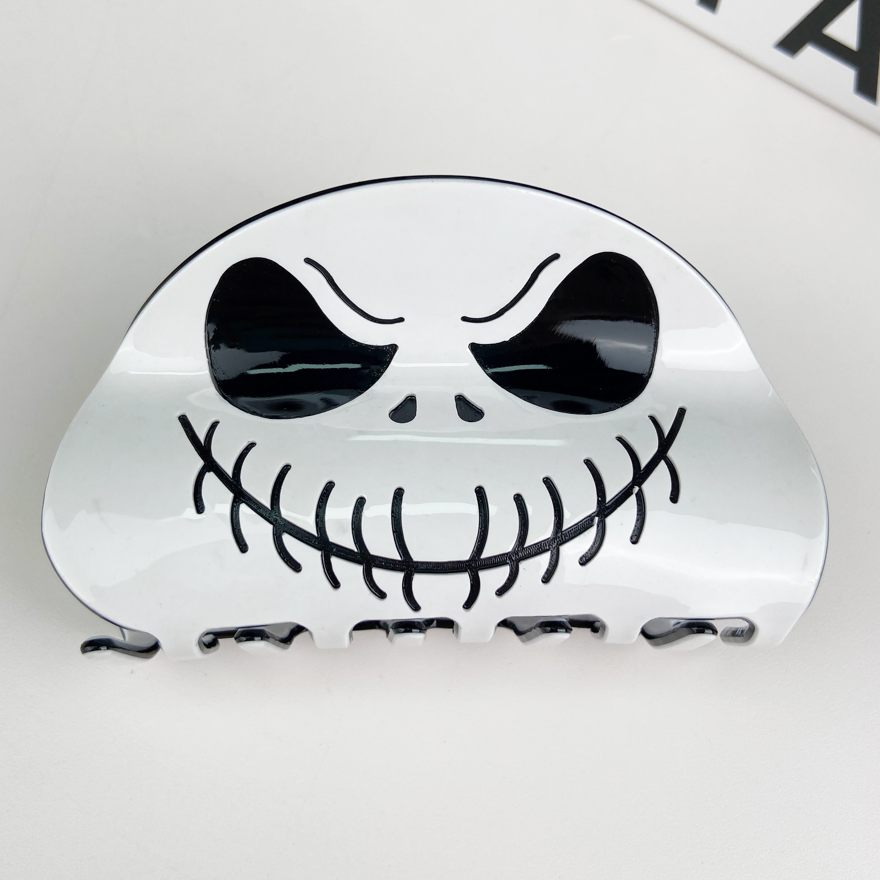 Halloween series ghost skull spider web hair clip