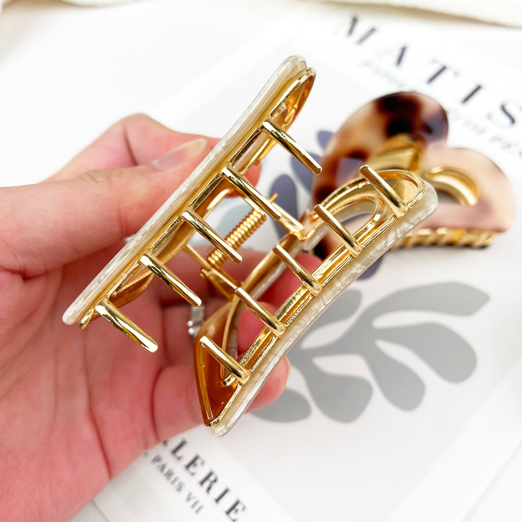 Acetate Love Hair Clip Metal Claw Clip Valentine's Day