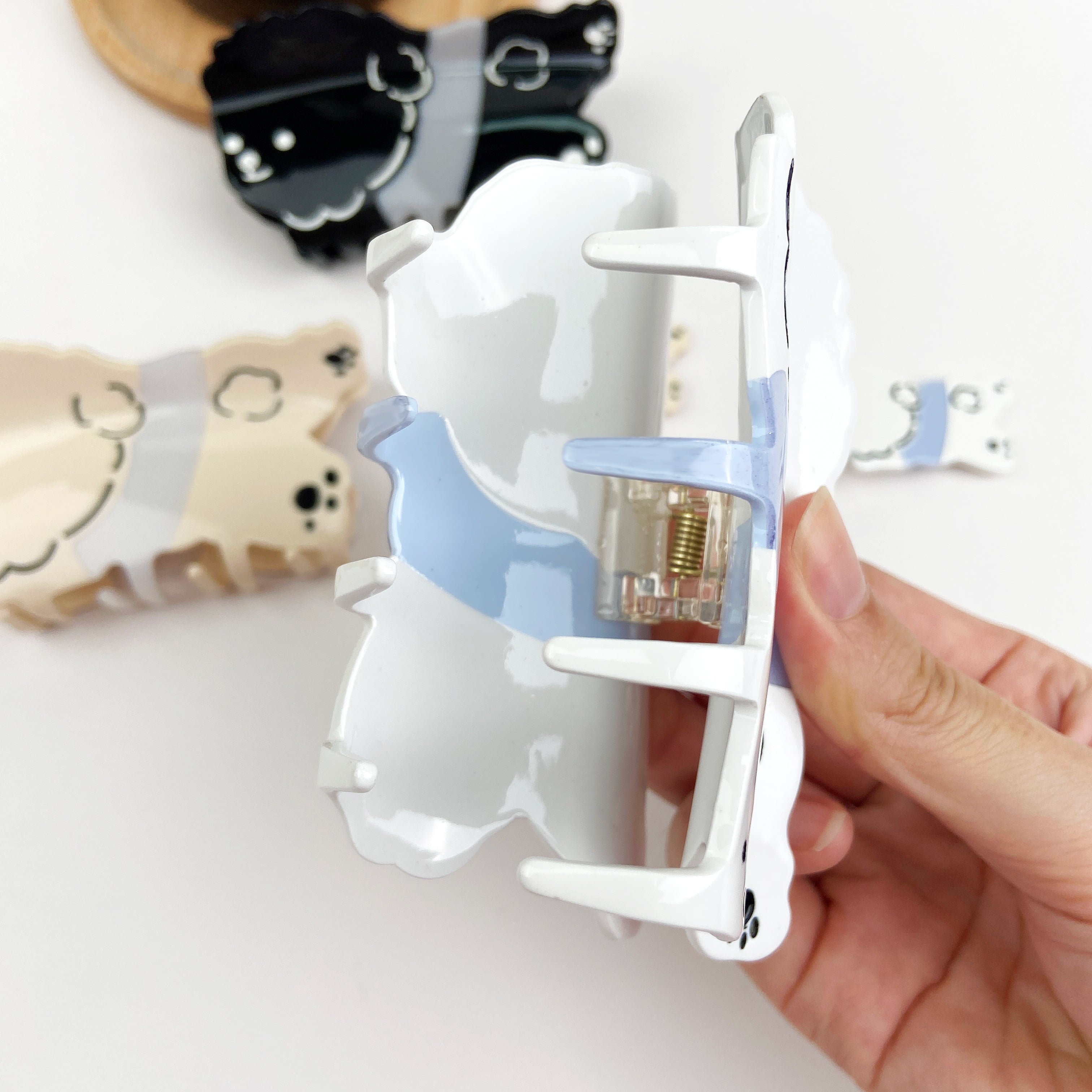 Acetate Cute Cartoon Animal Hair Clips Duckbill cilps
