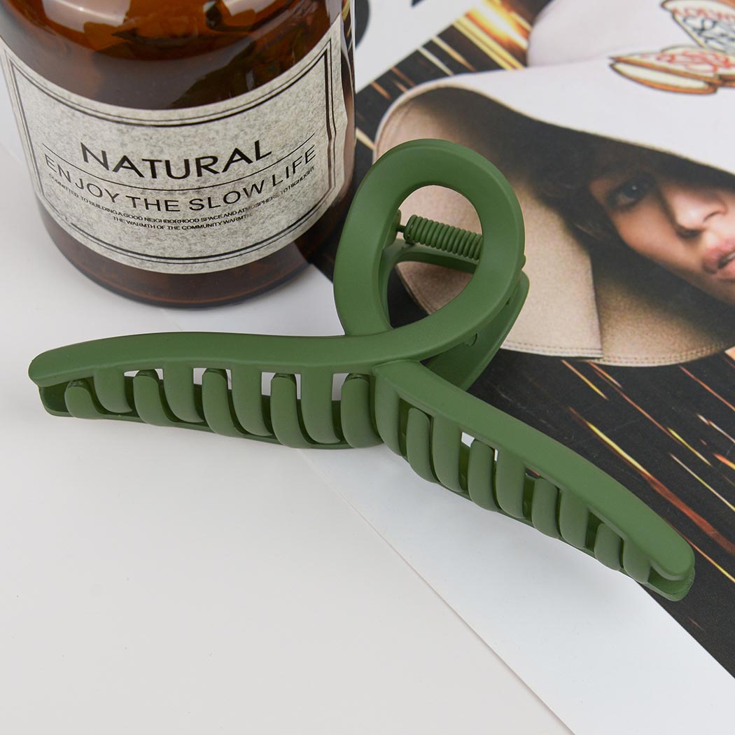 Matte Simple Large Hair Claw Clip