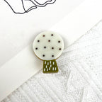 Small animal duckbill clip hedgehog flower hair clip