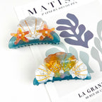 Acetate Pearl Shell Hair Clip Marine Life Series Claw Clips