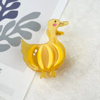 Original Design Pumpkin Duck Acetate Hair Claw Clip