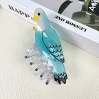 Hübsche Haarklammer mit Vogelmotiv 