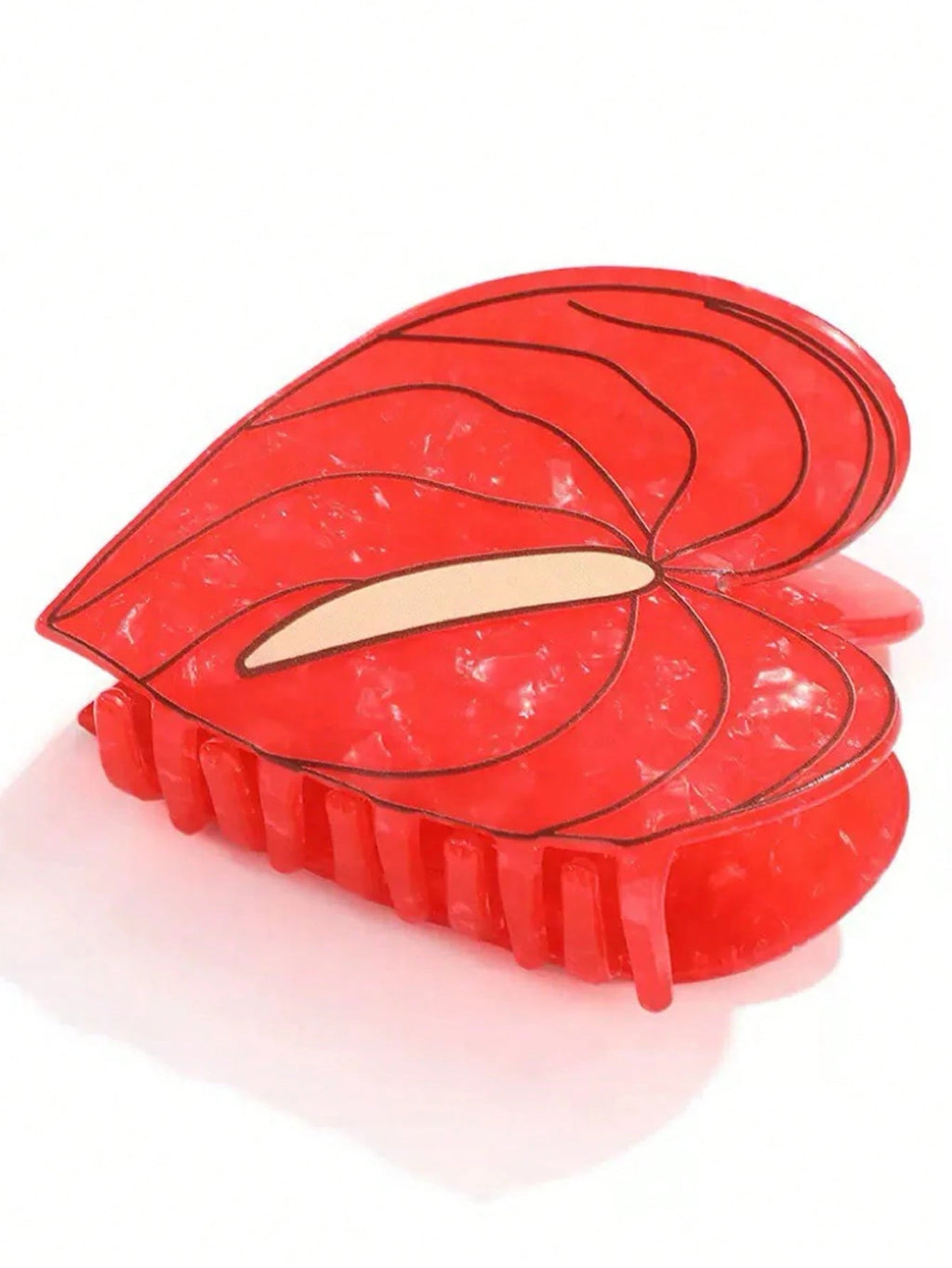 Flower Acetate Grip Updo Shark Clip