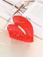 Flower Acetate Grip Updo Shark Clip