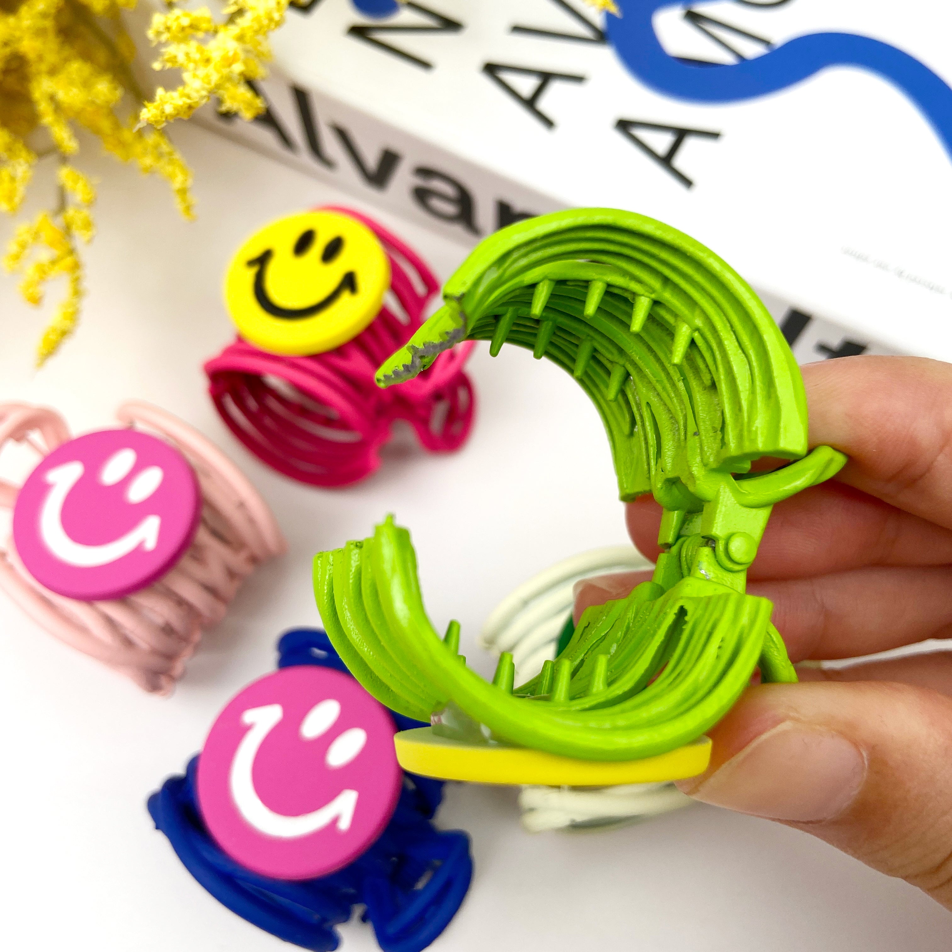 Cute Smiley Colorful Small Clips
