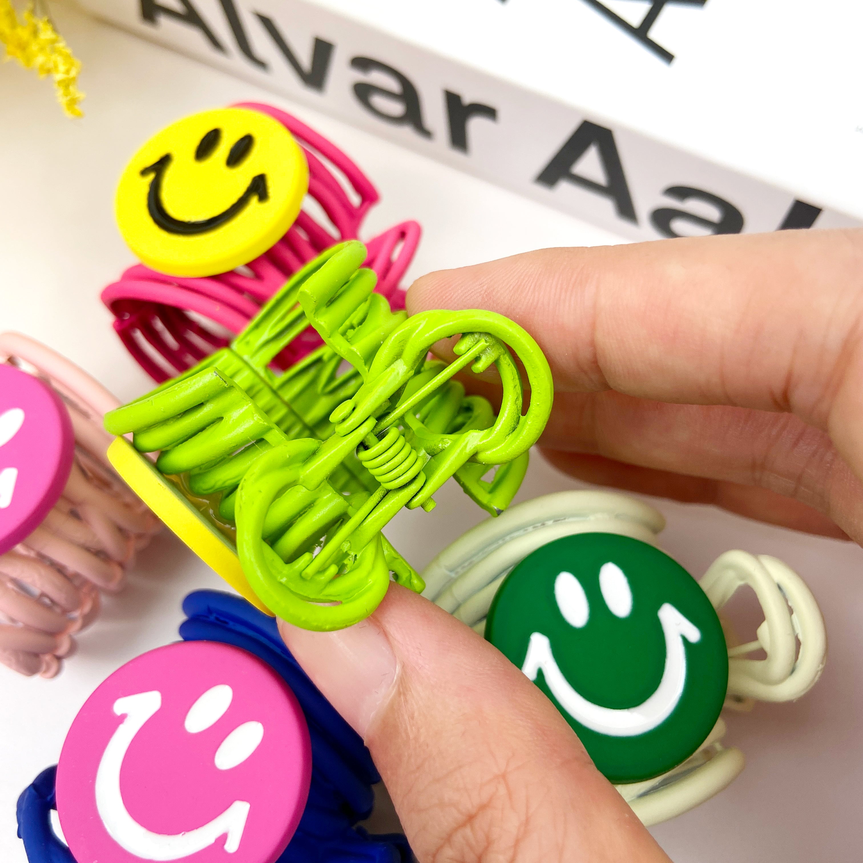 Cute Smiley Colorful Small Clips