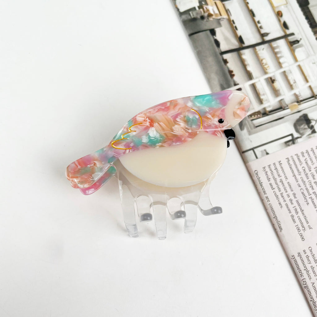 Acetate Parrot Claw Clip Animal Hair Clips