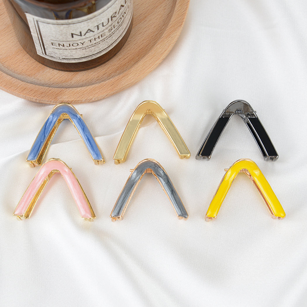 Simple Hair Clip V-Shaped