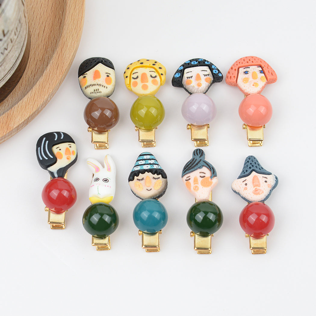 Cute Funny Little Man Barrettes