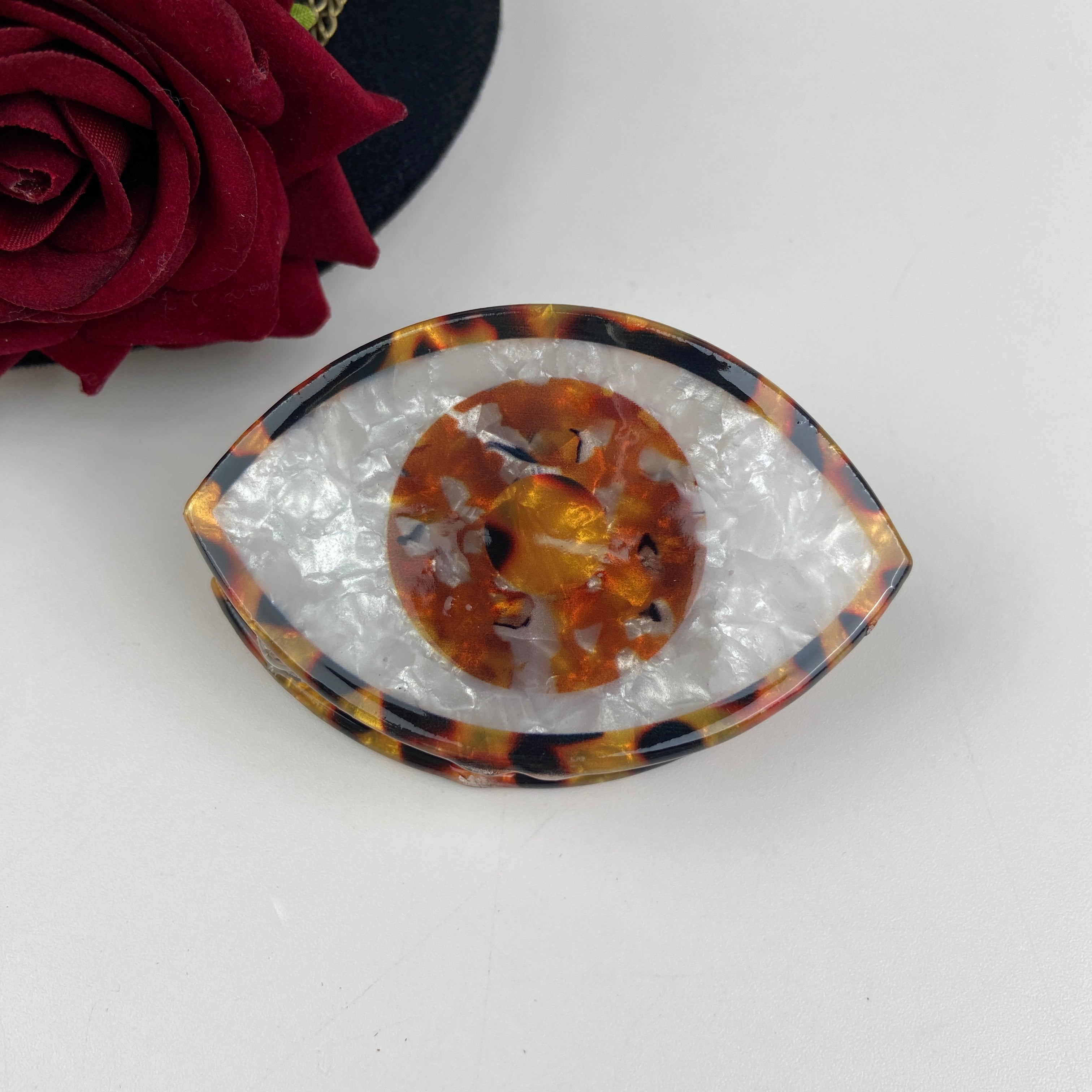 Evil Eye Hair Claw Clip