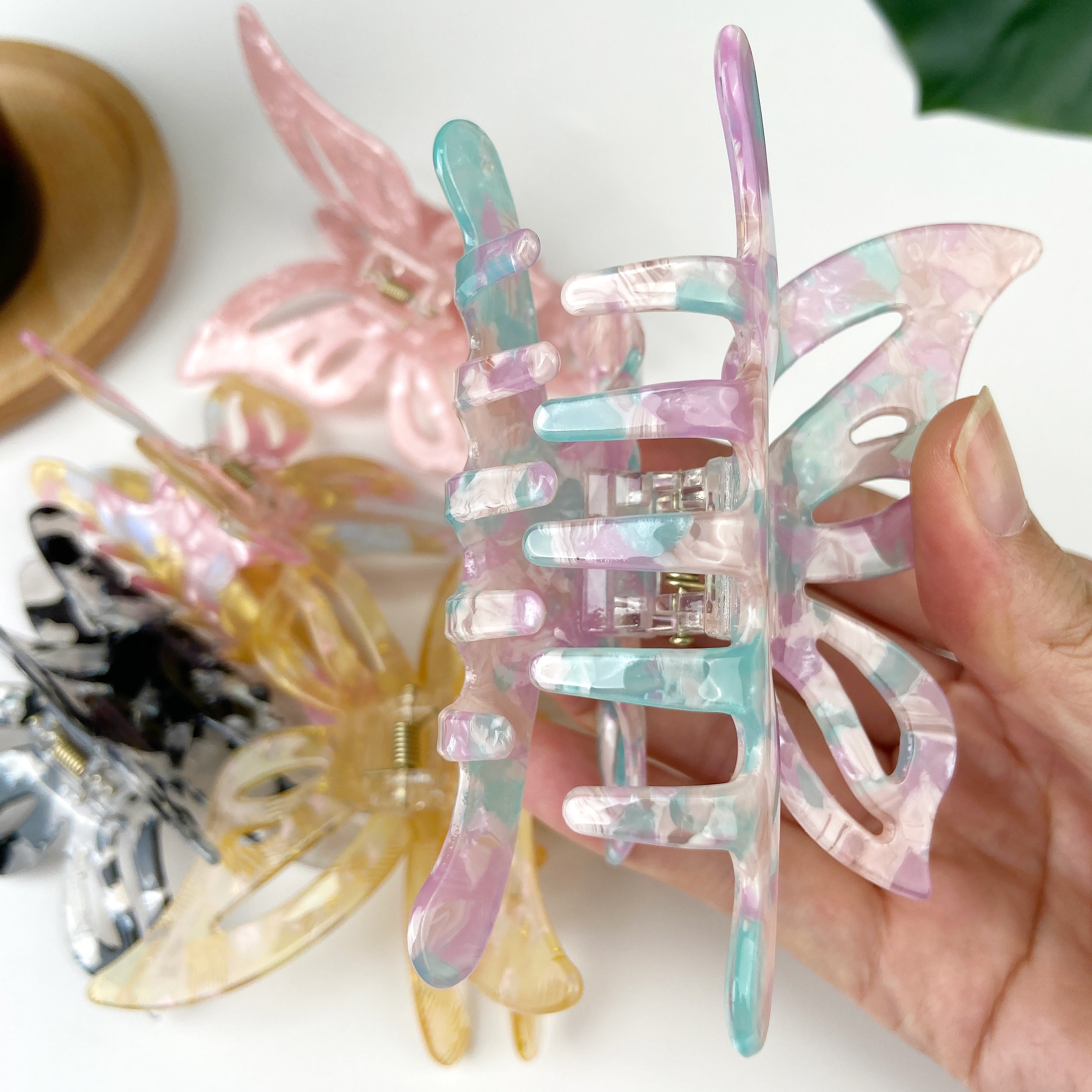 Color 3D Butterfly Hair Clip