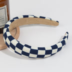 Diadema a cuadros de tablero de ajedrez 