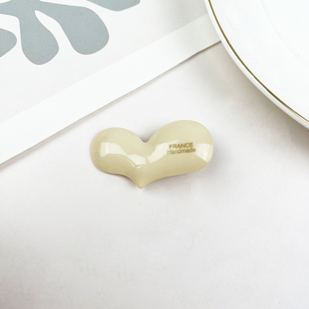 Dicke Acetat-Haarspange „Love“ 