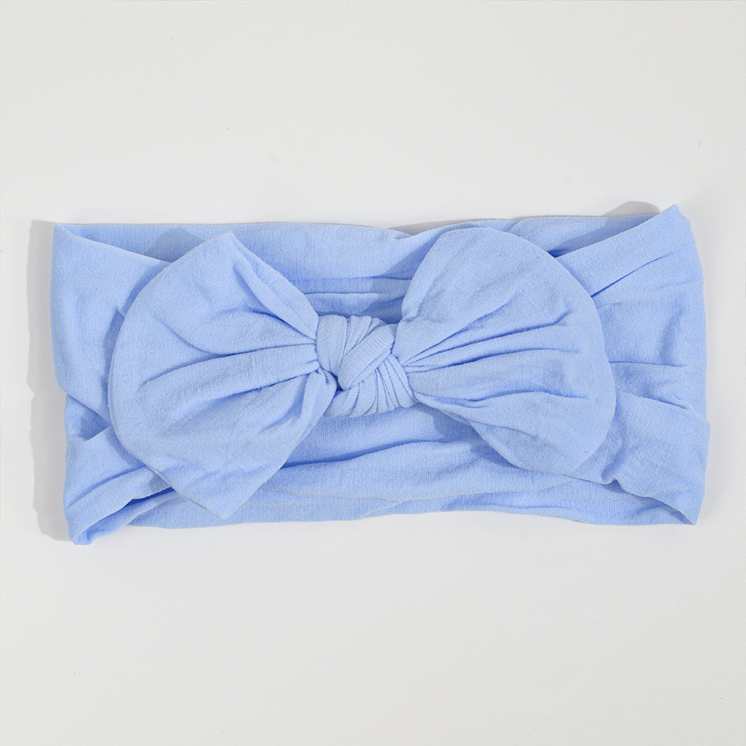 Tie-on headwrap, Bow Headband, Baby Shower