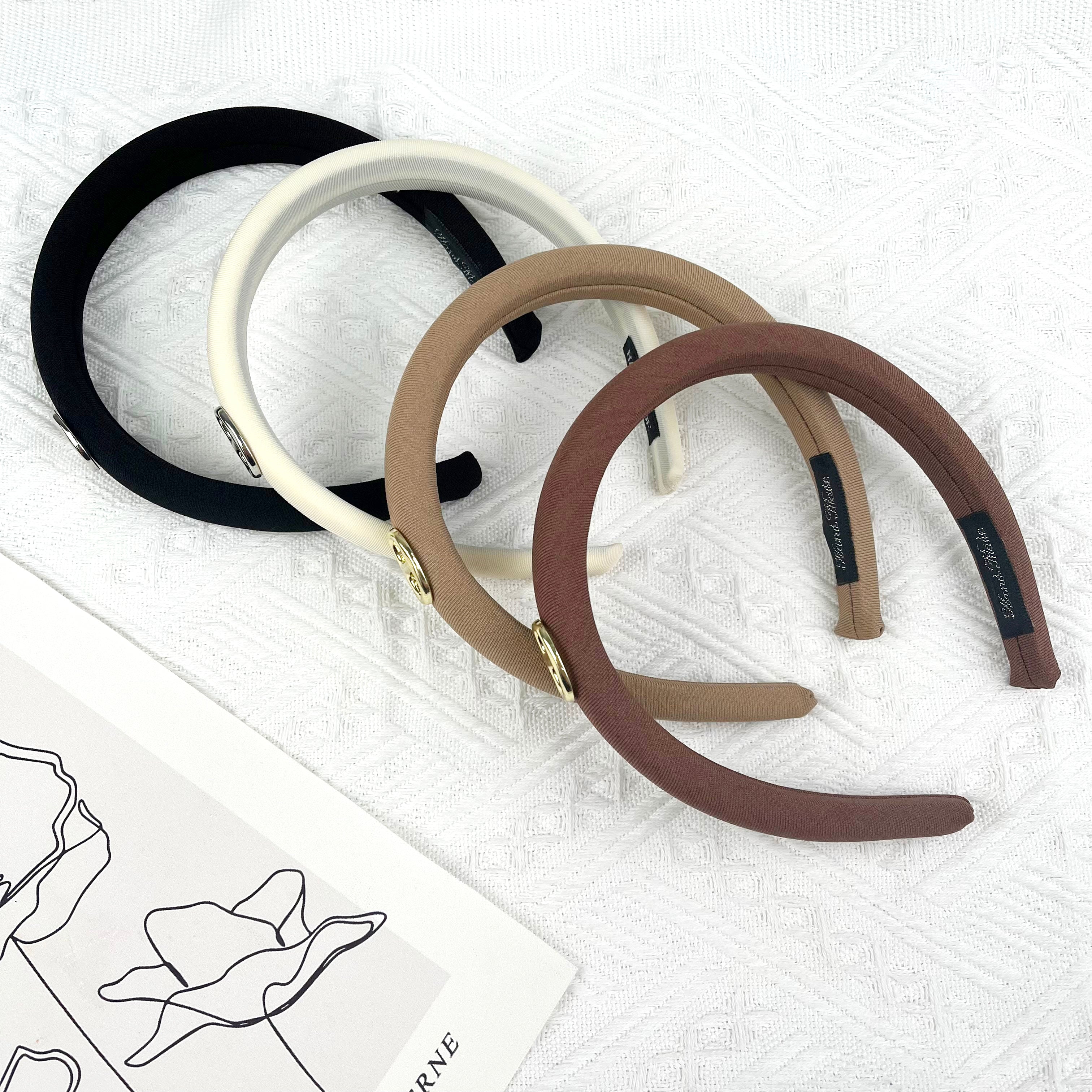 Solid color pig nose headband