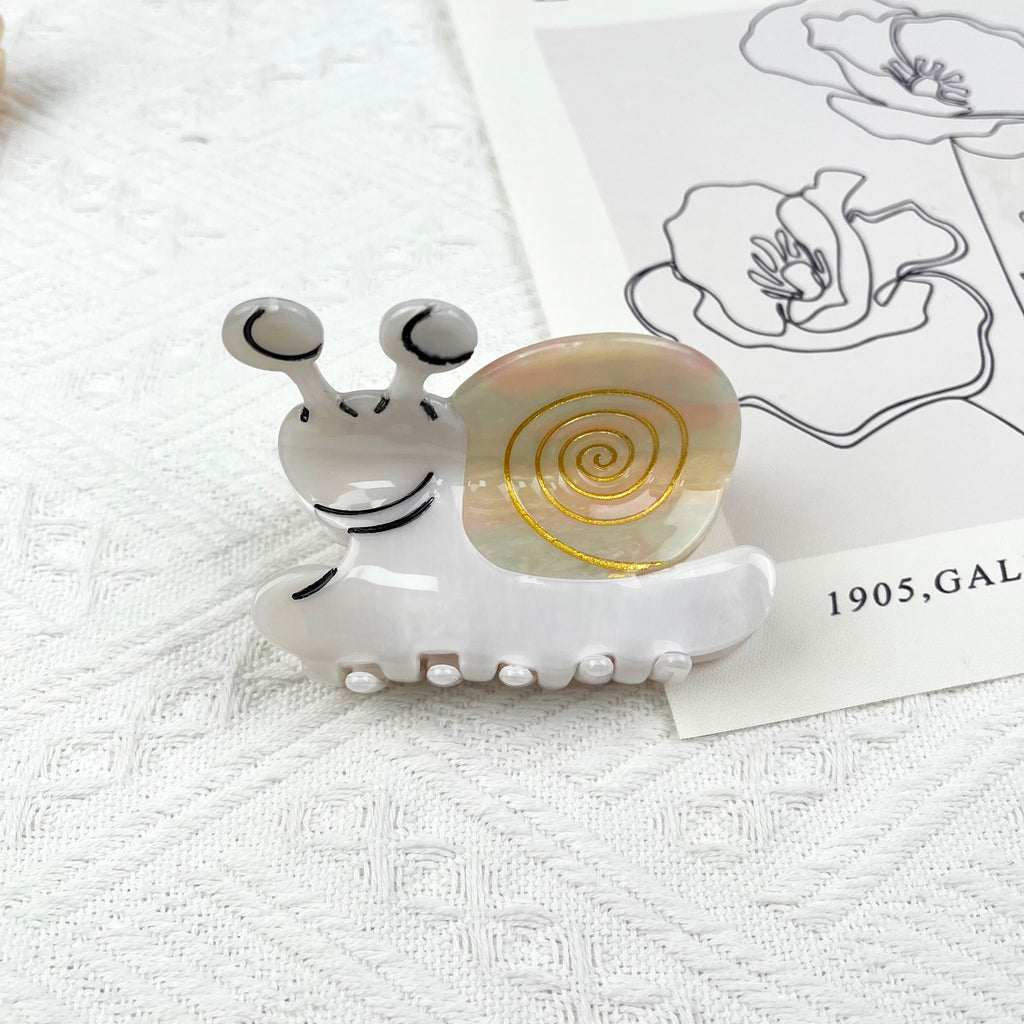 Cute Snail Hair Clips Animal Claw Clip