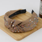 Knotted Rhinestone Hair Band