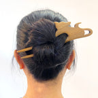 Cat U-shaped hairpin sandalwood hairpin
