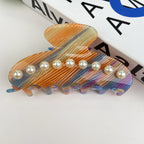 Simple Elegant Pearl Hair Clip