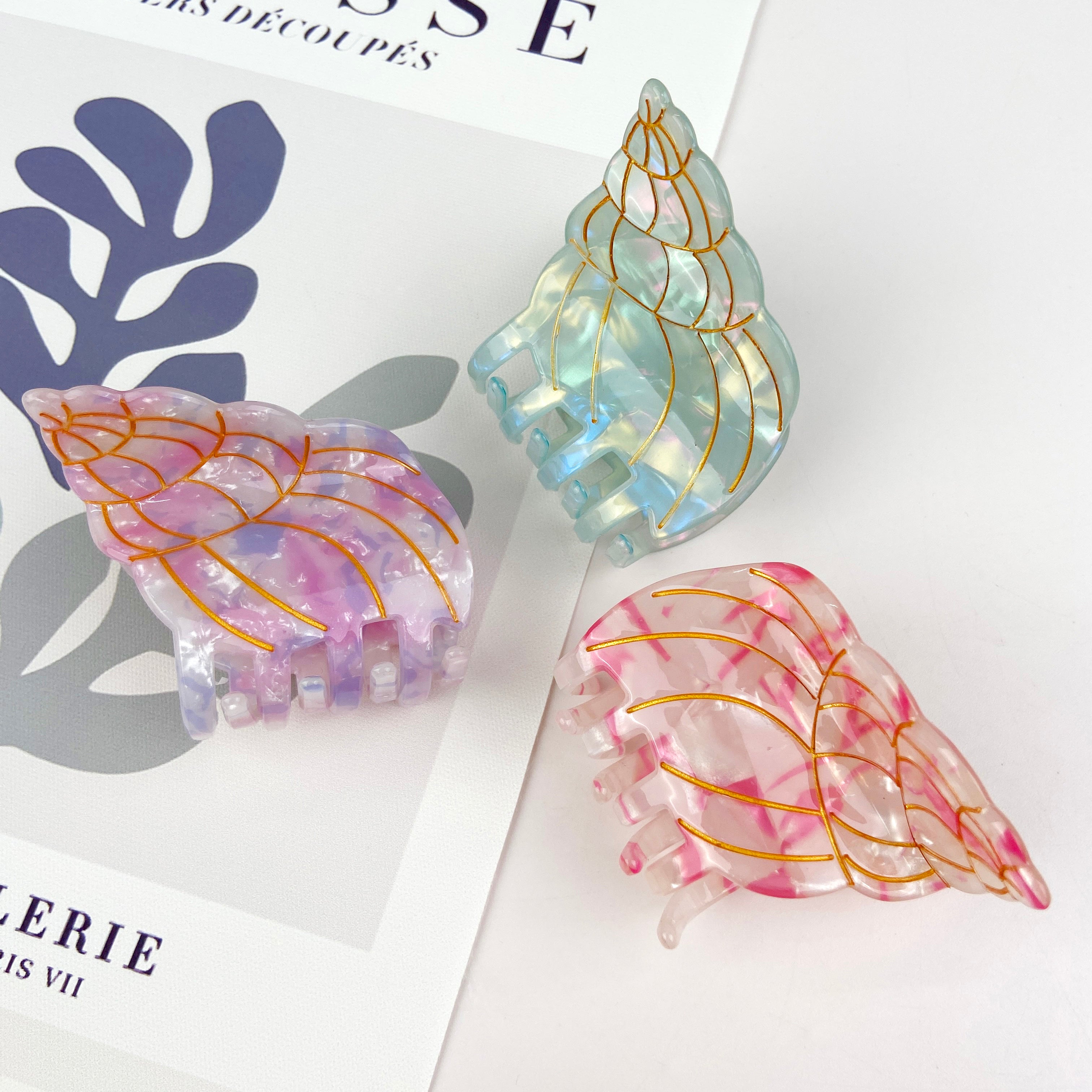 Conch hair claw cilp