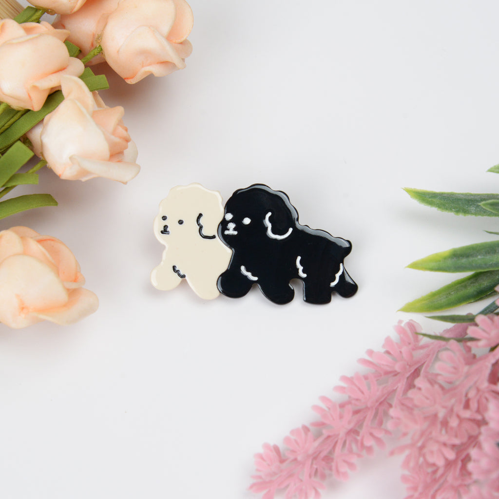 Puppy Grip Niedliche Haarklammer aus Acetat 