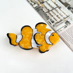 Cartoon Clown Fish Acetate Claw Clip Marine Animal Hair Clips