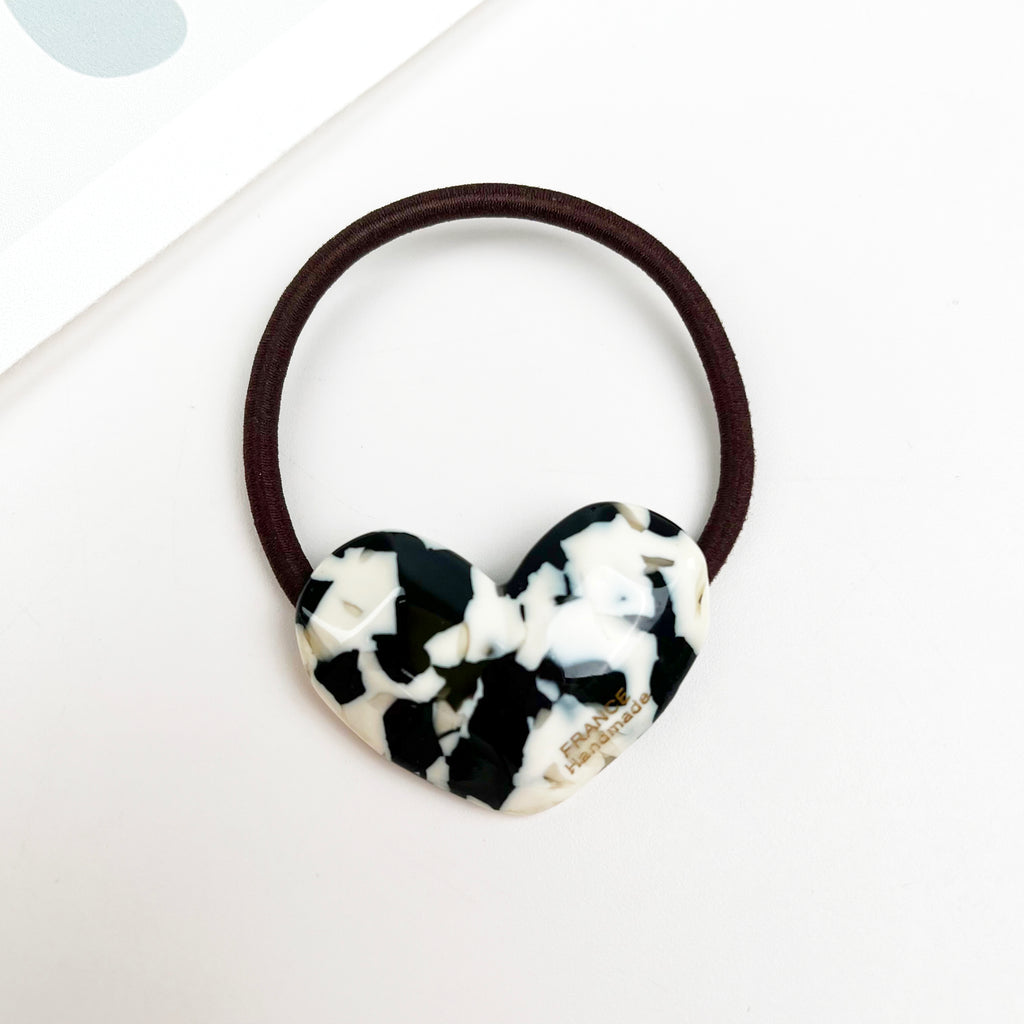 Acetate love hair tie spring sweet hair ties