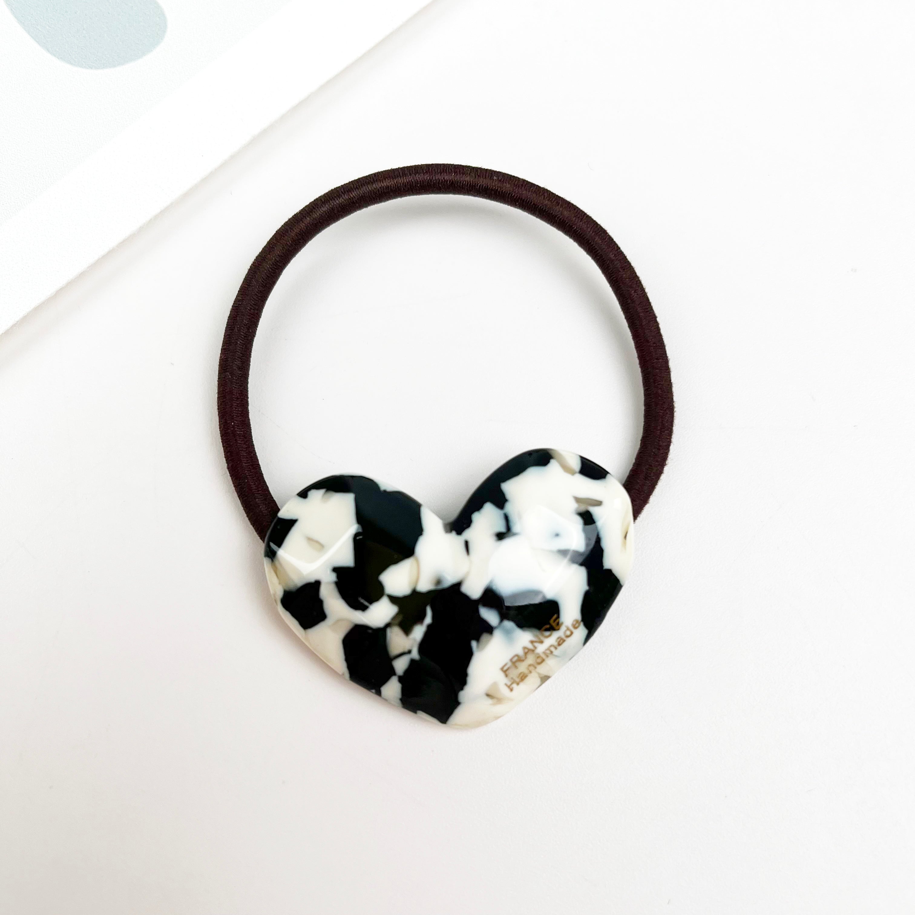 Acetate love hair tie spring sweet hair ties