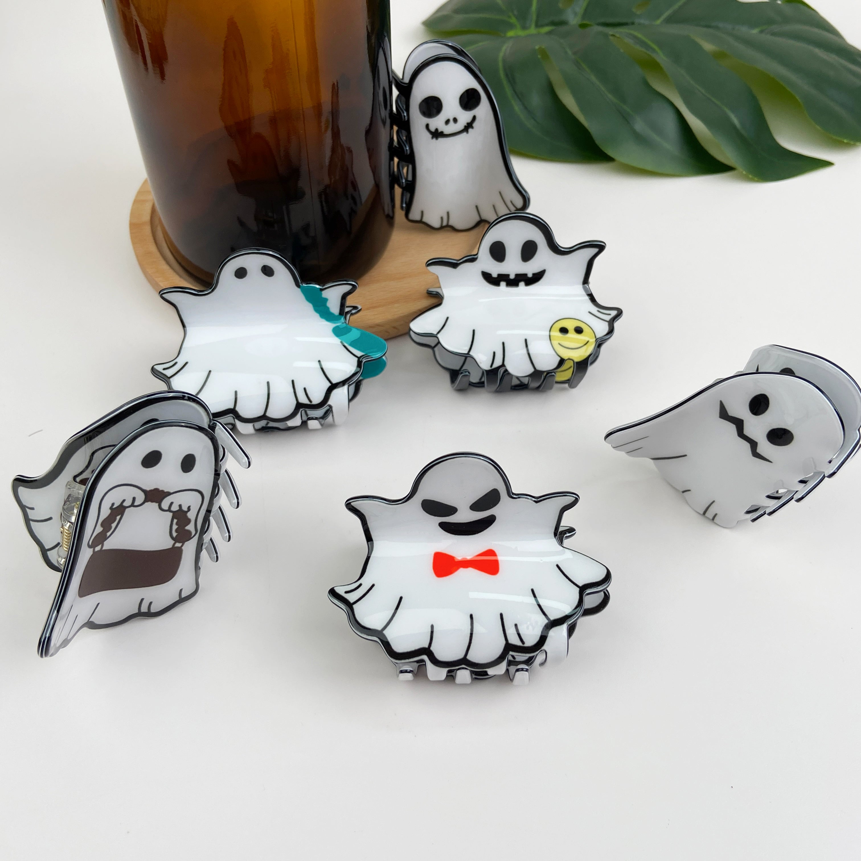 halloween ghost hair clip