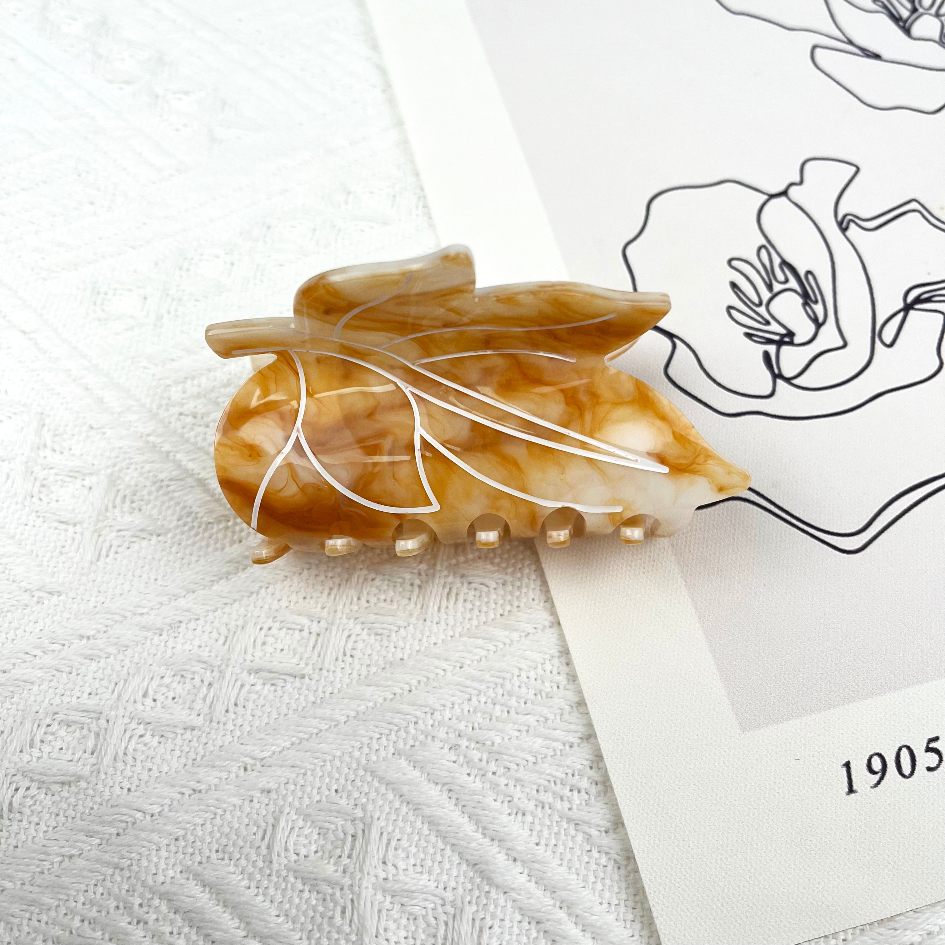 Maple Leaf Hair Clips Fallen Leaf Clip Autumn