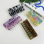 Acetate Vintage Oil Painting Hair Clip